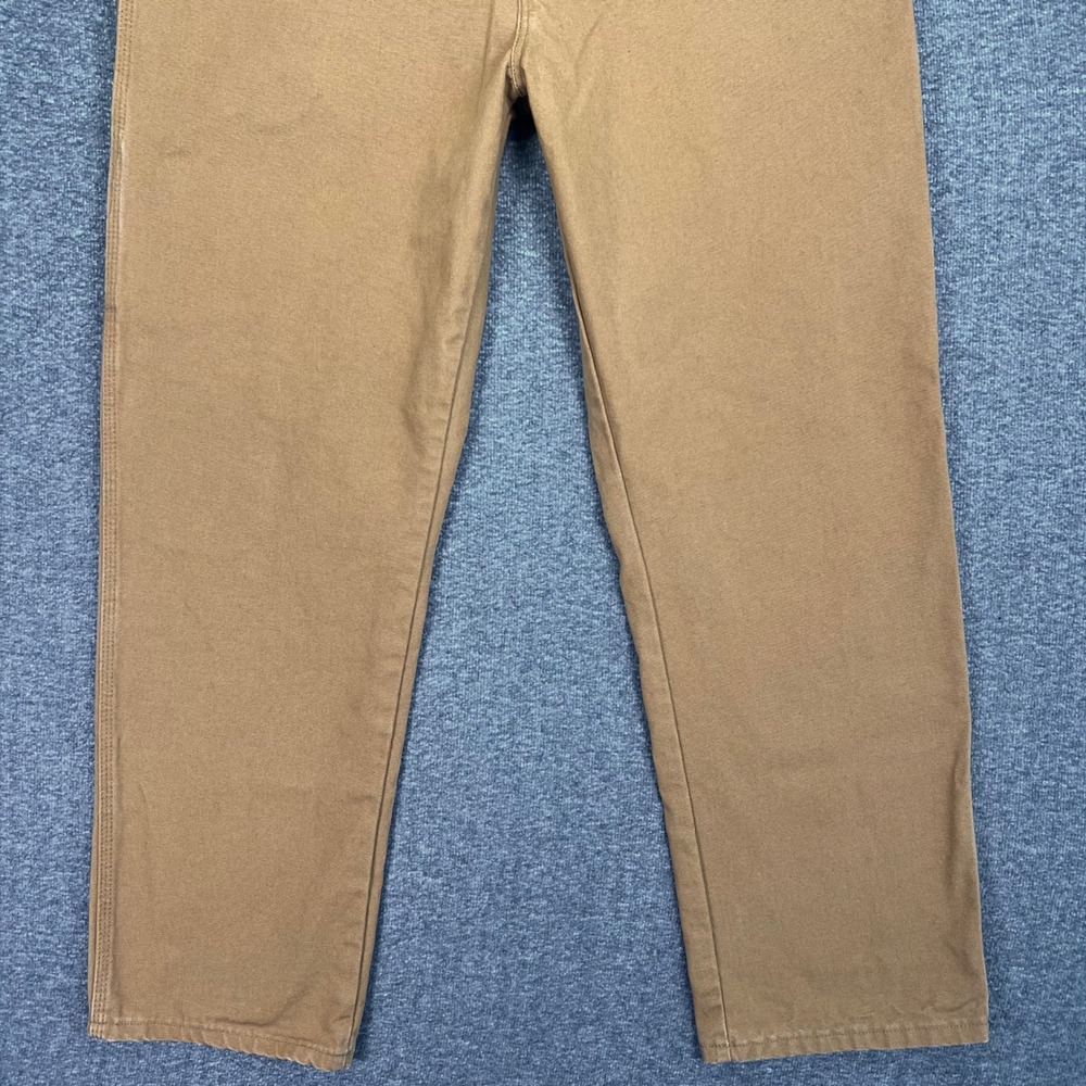 Dickies Carpenter Pants Mens 38x32 Brown Duck Canvas Workwear Utility Rugged Y2K - Picture 7 of 12